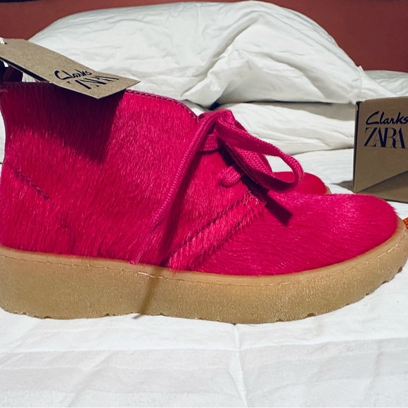 Zara x Clark’s Collaboration Boots Sz 34 - Picture 3 of 6